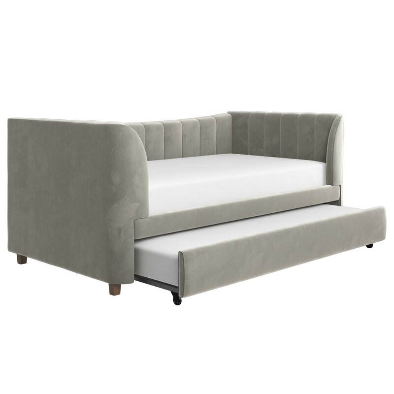 Little Seeds Valentina TwinUpholstered Daybed with Trundle & Reviews